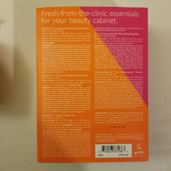 Kate Somerville - Exfolikate Glow Moisturizer + mini must haves NIB - Picture 3 of 5